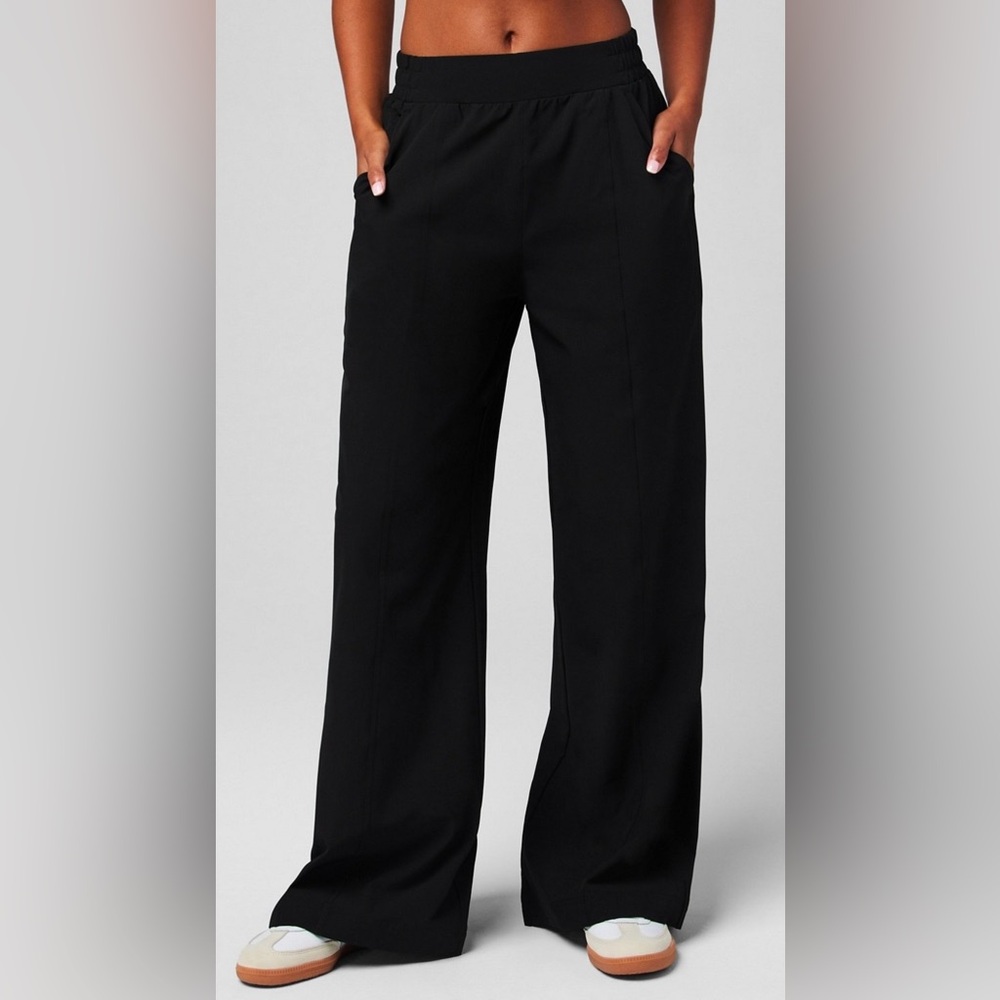Fabletics downtown wide leg pant size XXL-1X black